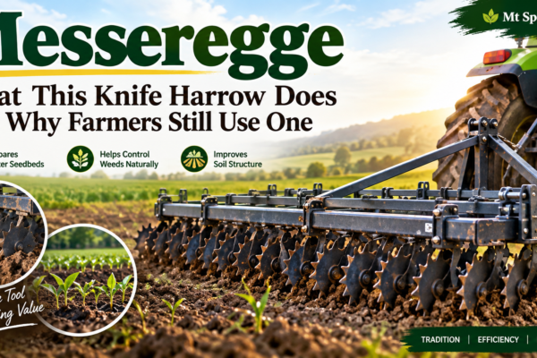 Messeregge What This Knife Harrow Does and Why Farmers Still Use One
